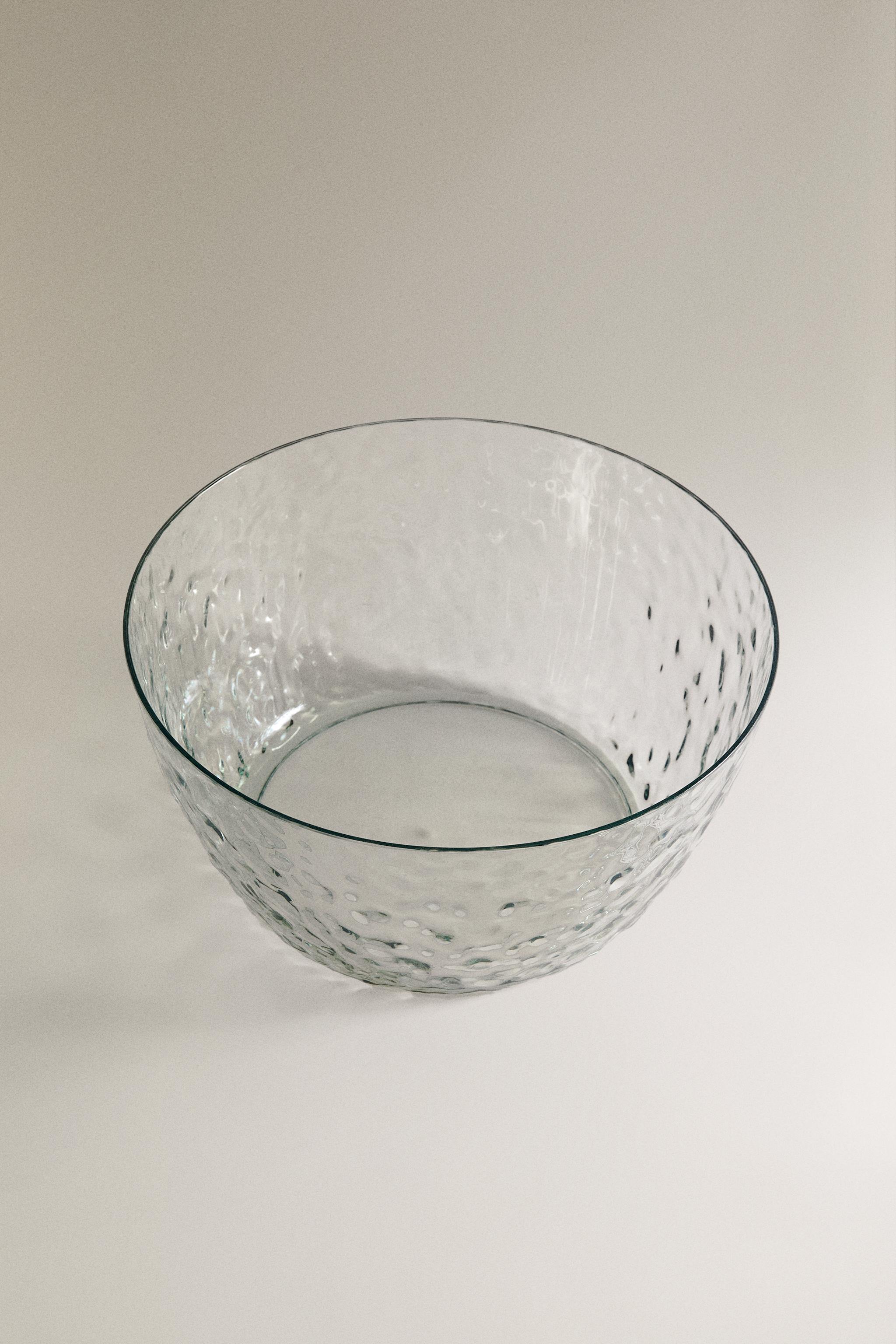 ACRYLIC TEXTURED SALAD BOWL